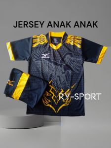 jersi baju bola anak laki laki kaos futsal baju voli umur 5/13 thn