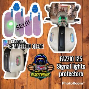 YAMAHA FAZZIO 125 SIGNAL LIGHTS PROTECTOR FILM (front&rear)