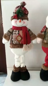Christmas Doll Plush Toy Ornaments Santa Claus Snowman Deer New Christmas Gift Decor Cloth Plush Christmas Pendant Decor
