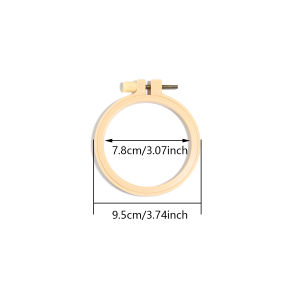 Embroidery Hoop Cross-Stitch Frame Hoop Circle Embroidery Shed DIY Handmade Craft Sewing Needwork Supplies Tools 7.3-27cm​