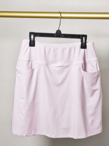 CJLINDF | Quick-Dry A-Line Sport Skirt with Split Design and Mesh Inner Shorts Multiple Pockets