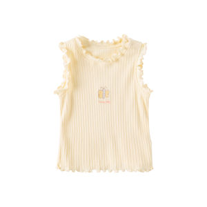 DAVE&BELLA | Áo Thun Ba Lỗ Mùa Hè Cho Bé Gái Dave Bella Chất Liệu Cotton Dễ Thương Thoải Mái Phong Cách Thường Ngày Thích Hợp Cho Hoạt Động Ngoài Trời Dành Cho Bé 4-6 Tuổi