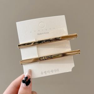 เครื่องประดับผมแบบหนีบโลหะสไตล์เย้ายวนใจสำหรับผู้หญิง เครื่องประดับผมสีสันสดใส ทรงปากเป็ด ปลายไม้กางเขน ที่หนีบผมแบบลำลอง สไตล์วินเทจ