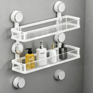 youqin | Suction Cup No-drilling Bathroom Shelf