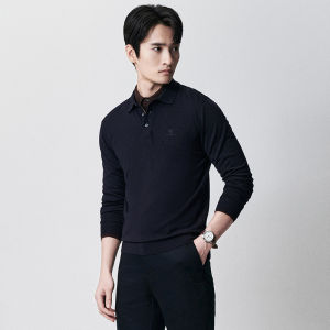 New Business Casual 100 Wool Polo Neck Knit Sweater