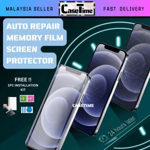 IPH 7 8 SE 2020 X Xs XR 11 12 13 14 15 16 Pro Plus Pro Max Memory Film Screen Protector 修复膜