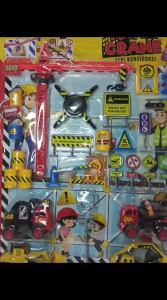 MAINAN TOWER CRANE SERI KONSTRUKSI Mainan construction beko excavator kren