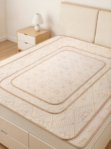 TONGKUI | Tấm Đệm Giường Lớn Bằng Cotton Thoáng Khí Chống Thấm Có Thể Giặt