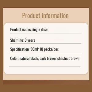 [Official Authentic] Single-Dose Plant Hair Dye Cream Ancient Method Single Tube Hair Dye Natural Non-Irritating Cover Gray Hair