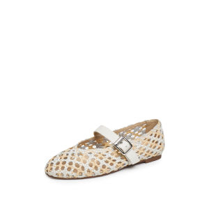 Staccato 2025 New Fashion Mary Jane Flat Shoes Womens Low Heel Leather Casual Footwear EC209AQ5 round Toe Glue Stick Rubber Sole