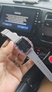 JAM TANGAN WANITA TERBARU 2024 DIGITAL SEVEN MINUTE ORIGINAL C9755 TANGGAL AKTIF TALI RUBBER