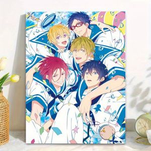 KAYOU | Diamond Painting Anime Sailor Style Handsome Cartoon Characters Mosaic Handmade Artwork Round/Square Diamonds Gift Home Decor