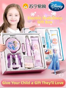 Disney |  Frozen Elsa School Supplies Gift Box Electric Stationery Set for Girls Boys Back-To-School Essentials Study Tools