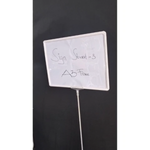 SS-3 Standing Frame Telescopic -Stand Frame Portable Frame Display Promo Pop Up Frame Promosi Ukuran A3 With Sign Stand Papan Harga Promo Tiang Promo Berdiri A3 Minimarket
