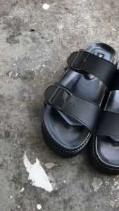 MINIMIMO Sandal Platform Kulit Casual Wanita Anti Slip Paula