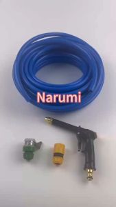 คลินิกประทับใจ 4หุน พร้อมหัวฉีดให้ยาวประกอบไม่ต้อง สายยางรดน้ำ 4หุน 1/2 พื้นฐาน 10-30-50 เมตร สายยางอ่อนพีวีซี