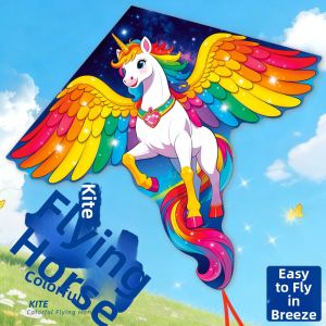 Colorful Flying Horse Children Adult Kite