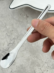 Thìa Cà Phê Bằng Thép Không Gỉ 304 Thìa Dặm Dài Dùng Cho Trẻ Em Thìa Ăn Phụ Trợ Thức Ăn Cho Trẻ Em Thìa Ăn