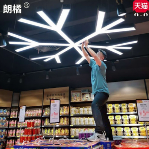 LANGJIAO | Custom Snowflak-shaped Creative Irregular Pendant Light
