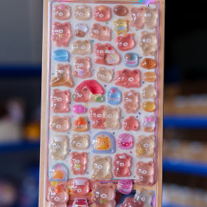 Shanle | 3D Transparent Animal Acrylic Crystal Decorative Stickers