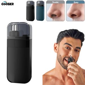 Máy Cắt Lông Mũi Điện Mini Cho Nam Sạc USB Cầm Tay Của Cooskr
