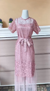 GnC Dress Natal/pesta Ransica 9jlcus/kondangan modern dress