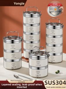 YONGLE | Insulated Bento Box With Partitions High Capacity Portable