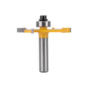 PTA 8MM Shank 4 Flute T-Sloting Router Bit for Woodworking Tools Wood Industrial Grade Milling Cutter Router Bit