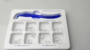 Dental Posterior Teeth Aesthetic Printing Kit Dentistry Reshape Resin Fissure Printing Stamp Posterior Teeth Molding Impres