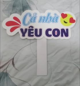 Cây hashtag cầm tay thôi nôisinh nhậtsự kiện theo yêu cầu (chủ đề sinh nhậtthôi nôisự kiện...)