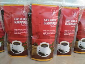 KOPI BUBUK HITAM  / (250gr) KOPI HITAM MURNI / KOPI BUBUK CAP SURAMADU / KOPI HITAM MURAH