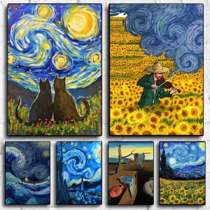 Beautiful Van Gogh Art Scene Jigsaw Puzzle 1000PCS-50X70CM Mindful Game Stress Relief Decor Gift