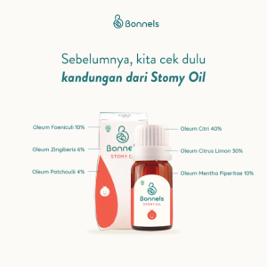 Bonnels Stomy Essential Oil Minyak Esensial Membantu Meringankan Keluhan Pencernaan