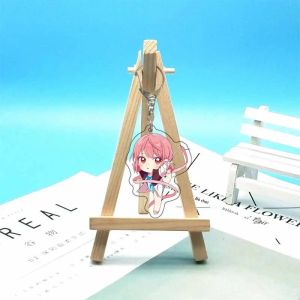 Bandai | Anime Acrylic Móc Khóa 55MM Inomata Taiki Kano Chinatsu Chōno Hina Kyo Kasahara Shimazaki Nina Hộp Màu Xanh Hình Dễ Thương Tặng Sưu Tập