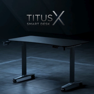 TTRacing Titus X Smart Desk Gaming Table Study Working Home Office Height Adjustable Meja - 2 Years Official Warranty