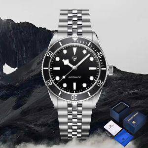 Đồng Hồ Nam Pagani Design 2025 Cao Cấp Máy Cơ NH35A Mặt Kính Sapphire Dây Thép Không Gỉ Kim Dạ Quang Đánh Số Ả Rập Chống Nước Làm Quà Tặng