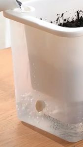 กระถางดอกไม้ไฮโดรโปนิก แบบพลาสติกใส ดูดซับน้ําอัตโนมัติ