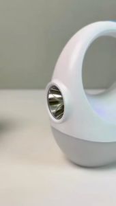 AOKI Lampu Camping Praktis 2400mAh Daya Tahan Lama Dual Baterai Senter Dimmer Dapat Digantung