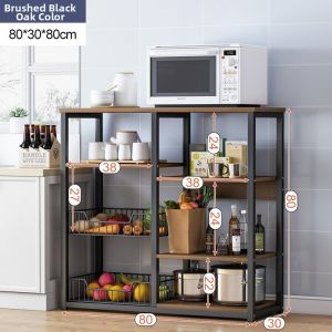 Space-saving Microwave Multi-layer Storage Rack