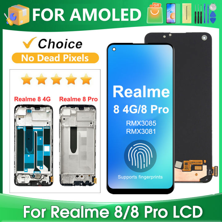 Kit Schermo LCD Per Oppo Realme 8 Pro RMX3081 – Display Touch 6.4 Pollici Con Strumenti Di Riparazione