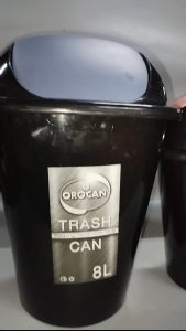 Orocan Trash Can/ Trash Bin/ Dust Bin/ Basurahan/ Waste Basket/ Garbage Bin Kitchen Cleaning Cover Plastic/Swing Type Trassh Can