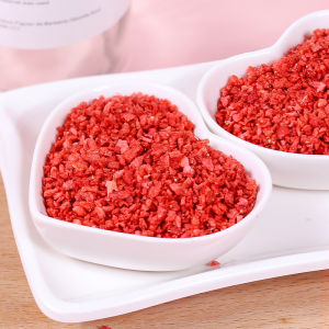 Freeze-Dried Strawberry Bits Baking Special Dessert Cake Decoration Dry Fruit Snowflake Snack Business Use Fruit Crisp Snacks
