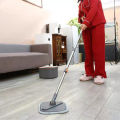 LIKHA 360° Spin Separation Mop Self Wash Spin Mop with Bucket Sewage Separation Mop High Quality Microfiber Cloth Magic Ｍop Set. 