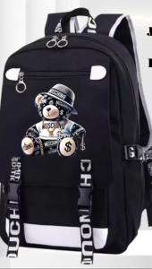 Js Style Tas Sekolah Uniseks PDN MCNO 0035 Tas Ransel Bahu Ganda Tas Laptop Mochila Anak