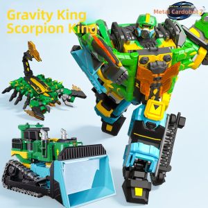 JUMPGO | Transformable Robot Toy for Boys Gravity King Dark Scorpion Edition
