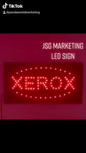 Energy saving light billboard Flashing Mode XEROX-LED SIGN (Small) #SIZE:48cm