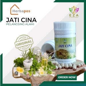 EZA Herba Natural Ekstrak Daun Jati Cina 60kp | mengecilksn perut | kapsull jati cina eza
