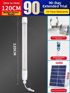 LINGZHE | Solar Waterproof Motion Sensor LED Tube Light