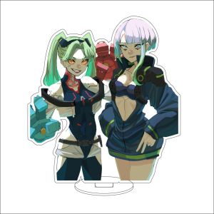 Bandai | 16CM Cyberpunk: Edgerunners Anime Acrylic Figure Stand - Falco Rebecca David Martinez Lucyna Kushinada Kiwi Cos Đồ Trang Trí Dành Cho Người Sưu Tầm