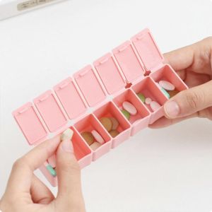 Kotak Obat Harian Pil Box 7 Sekat 7 Day Kotak Tempat Obat Pil Vitamin  Daily Box Medicine